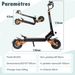 MAXTURN X1 Foldable E-scooter 48V 15.6AH Battery 1000W Motor Dual Suspension 10" Off-road Electric Scooter_desvips.com