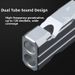 Portable Aluminum Alloy Double Tube Whistle High Frequency Adventure Survival Metal Whistle For Outdoor Camping Hiking_desvips.com