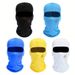 Breathable Balaclava Face Mask For Outdoor Activities - Lightweight Polyester, UV Protection, Unisex Fit - Black/White/Yellow/Rose/Blue_desvips.com