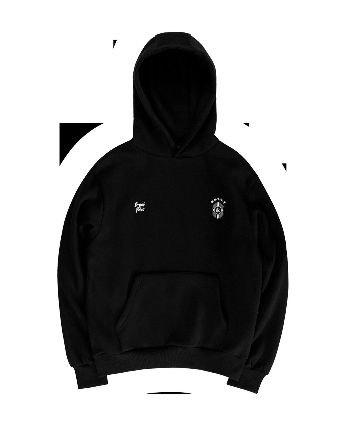 Casual Simple Couple Fashion Hooded Sweatshirt With Five-Star Embroidery Matching Sweatpants_desvips.com