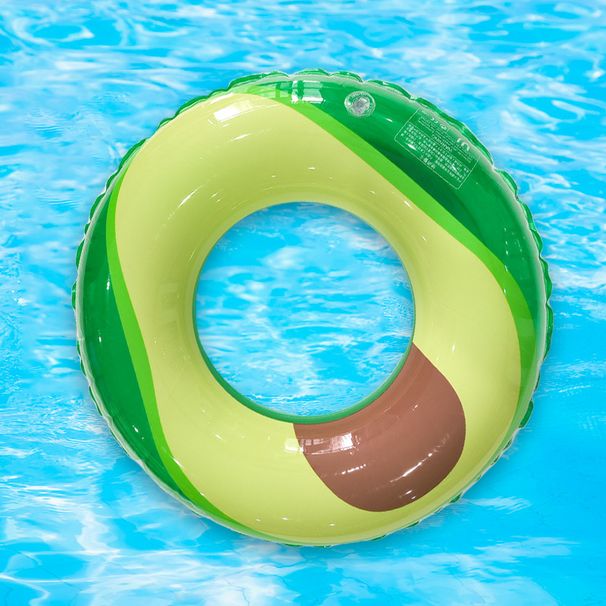 Avocado-Shaped Pool Float With Backrest - Thickened PVC Inflatable Lounge Chair For Adults (Water Safety Non-Toxic Includes Repair Patch & Hand Pump)_desvips.com