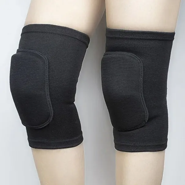 2 Pcs Sports Pads Compression Dancing Protector Support Thickened Sponge Volleyball Yoga Crossfit Knee Brace Adult Kid_desvips.com