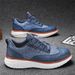 Fashion Sneakers Men's Artificial PU Splicing Breathable Non-Slip Wear-Resistant Running Shoes 40-50_desvips.com