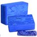 Camouflage Gradient Blue Three-Piece Set Stretching Strap Foam Dance Fitness Brick Iyengar Yoga Auxiliary Equipment_desvips.com