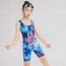 2021 New Children's Swimsuit For Girls, 5/10 Length Pants, Surfing With Chest Pad, High Elasticity, Student, Big Kids,_desvips.com