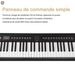 Digital Piano Electronic Organ Headphone GPP-105 88 Key Full Size Semi-Weighted Standard Keyboards Digital Piano Electronic Organ With MIDI Bluetooth_desvips.com