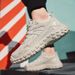 Casual Sneakers 2024 Black Fashion Platform Shoe Outdoor Mesh Breathable Vulcanized Sport Shoes For Men Erkek Ayakkabı_desvips.com