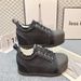 2025 New Spring Summer Canvas For Women Flat Mid-Top Height Increasing 8Cm White Versatile Casual Fashion Women's Shoes_desvips.com