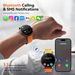 Kieslect Kr2 Pro Smart 3ATM 1.6" FHD AMOLED Display With AOD Dual Core Triple Speed 2.5D GPU Super Dynamic Calling Watch_desvips.com