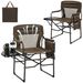 Side Table Portable Folding Outdoor Chair With Built-in Cup Holder,Folding Camping Directors Camping Chair_desvips.com