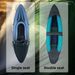 Inflatable Kayak - Heavy-Duty PVC Fishing Boat With Reinforced Bottom (Portable 1000D Anti-Scratch Includes Paddles & Pump Max 550lbs Capacity)_desvips.com