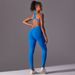 New Style Tight-Fitting Solid Color Jumpsuit Aerial Beautiful Back Yoga Suit Seamless Breathable Long One-Piece Outfit_desvips.com