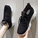 Popular Autumn Sports Women, Stylish And Versatile, Elastic Student Version, Fly-knit Breathable Ultra-light Running_desvips.com