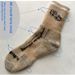 Winter High Cotton Thickened Full Towel Bottom Outdoor Hiking Climbing Sports Quick-Dry Running Basketball Mid-Calf Ski_desvips.com