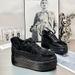 Thick-Soled Platform Cotton Women Winter New Fleece-Lined Height-Increasing White High-Top Furry Shoes Warm Snow Boots_desvips.com