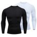 Men's Stretch Fitness Long Sleeve Shirt - Moisture Wicking Workout T-Shirt For Gym, Running & Outdoor Sports_desvips.com
