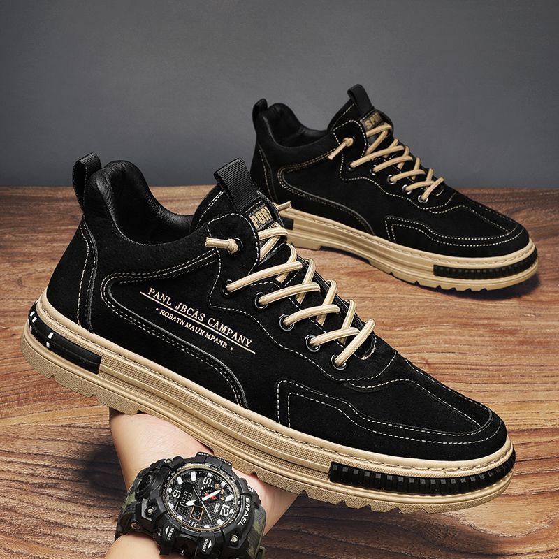 New For Men Comfortable Flat Casual Outdoor Wild Men's Sneakers High End Fashion One Pedal Dress Shoes Male_desvips.com