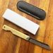 In Stock No Lock Folding Self-Defense Small Household Fruit High Hardness Damascus Steel Pocket Courier Knife_desvips.com
