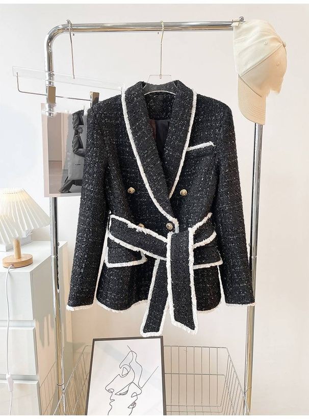 Women's Clothing tweed waist slimming women's suit shorts suit_desvips.com