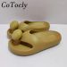 Slippers Summer Flat New Woman Flip-Ps Casual Holiday Shoes Women Big Quality Button Slides Rubber Waterproof Thick Sole_desvips.com