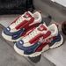 2027 Fashion European Station Sneakers Men Splicing Low Top Lace-Up Breathable Thick Sole Height Increase Non-Slip Wear-Resistant Running Shoes 39-47_desvips.com