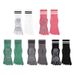Women's Non-Slip Yoga Pilates Socks Professional Five Finger Mid Calf Split Toe Sports Fitness Indoor Special_desvips.com