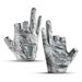 Outdoor Cycling Lure Gloves Three-Finger Exposed Non-Stick Bait Fishing Gear Wear-Resistant Non-Slip_desvips.com