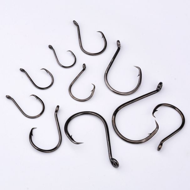 Deep Big Sea Eagle Beak Lure High Carbon Steel Fish Boat Swivel Fishing Hook 10 Pieces/Box_desvips.com