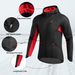 ROCKBROS Winter Sports Jacket, Windproof and Warm, for Cycling and Running, European Size_desvips.com