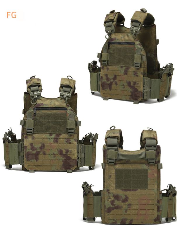 Men's Bags 1000D Composite Laser Cutting MOLLE Quick Release Tactical Vest Heavy Duty Military Fan Wargame Chest Hanging_desvips.com