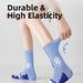 Professional Women's Mid Calf Sports Socks Pure Cotton Summer Style Sweat Wicking Odor Resistant Breathable For Badminton And Running_desvips.com