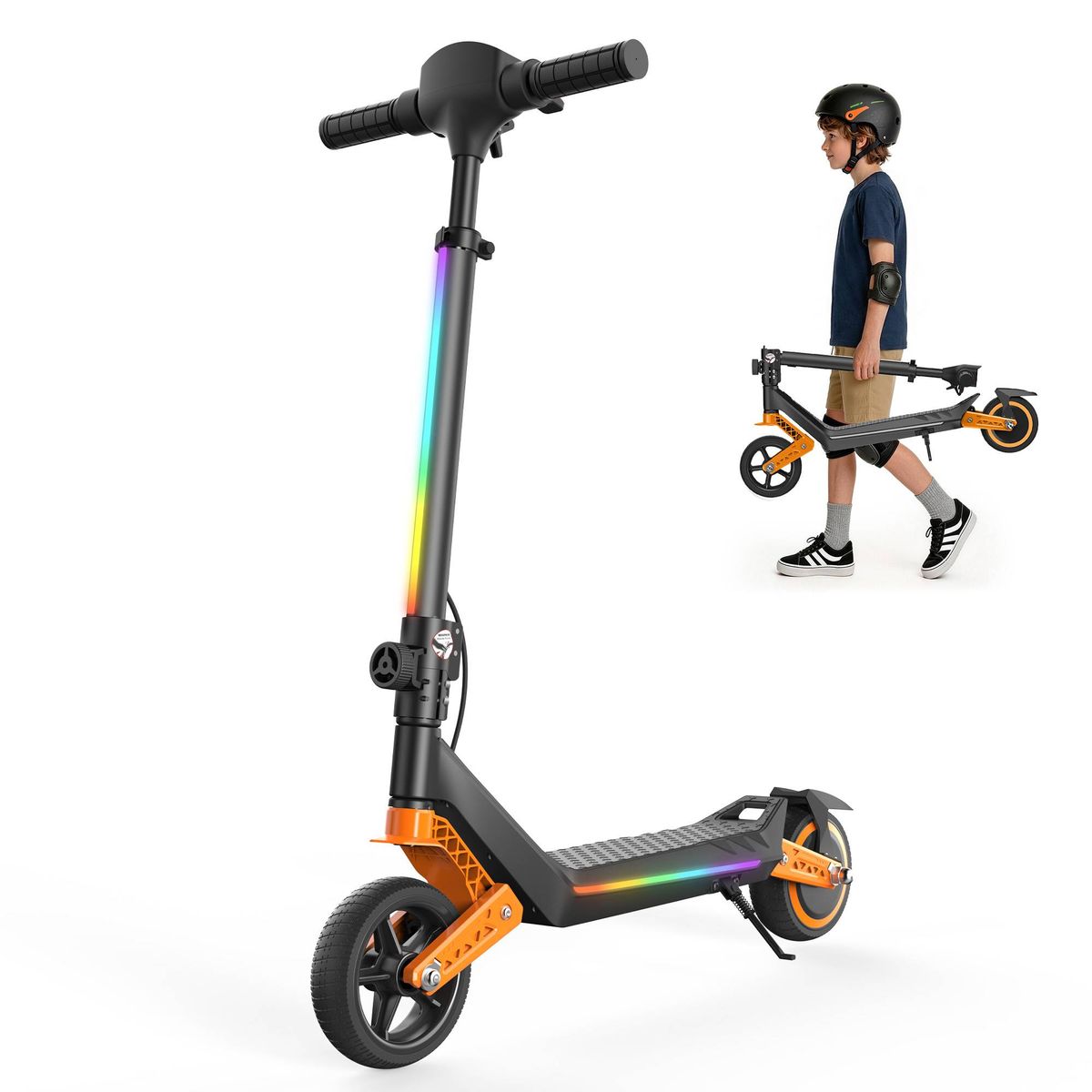 iScooter K6 Kids Electric Scooter With Bluetooth Speaker,21.6 V 2.6 Ah Battery_desvips.com