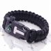 5 In 1 Multifunctional Survival Paracord Bracelet With Compass Flint Fire Starter Whistle_desvips.com
