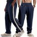 Spring Summer New American Style Thin Sports Casual Simple Trendy Loose Jogging Pants For Men_desvips.com