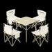 KaySpeed Portable Folding Table And Chair Set Of Five (with Storage Bag) HZ51_desvips.com