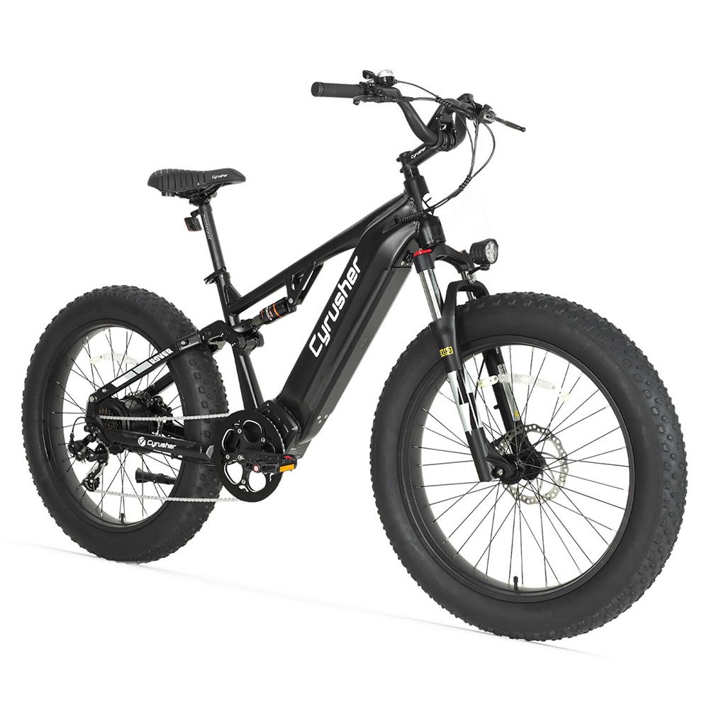 Cyrusher Rover Full-Suspension EBike, 52V 15.6Ah Battery_desvips.com