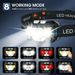 Multifunctional Strong Light Sensor Headlamp: IPX Waterproof And Shockproof, 8-Mode Lighting, USB Fast Charging, A Great Lighting Helper For Outdoor_desvips.com