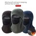 Unisex Windproof Fleece Balaclava Face Mask - Warm Cycling Hood For Men & Women - All-Season Outdoor Sports Neck Gaiter (Black, Gray, Army Green)_desvips.com