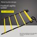 Football training agility ladder with clasp Jumping ladder flexible ladder speed ladder rope ladder Basketball training equipment obstacle_desvips.com