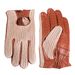 Men's Classic Real Leather Retro Unlined Driving Knitted Sports Riding Equestrianism Touch Screen Short Gloves_desvips.com