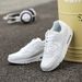 Men's and women's retro running shoes spring low-top leather double mesh air cushion cushioning casual sneakers jogging_desvips.com