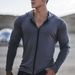 spring Auumn Men Finess Sporswear Gym Training Long Sleeve Sweashir Jogging Male Coa Cardigan Zipper Running_desvips.com