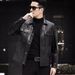 Haining Genuine Men Top Layer Cowhide Turn-down Collar Casual Short Motorcyc Jacket Leather Coat Autumn Winter New_desvips.com