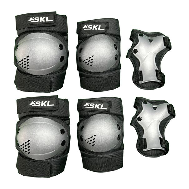 Professional Skate & Rollerblade Protective Gear Set - Knee Pads, Elbow Pads, Wrist Guards For Adults & Kids - Lightweight Breathable Foam Padding_desvips.com