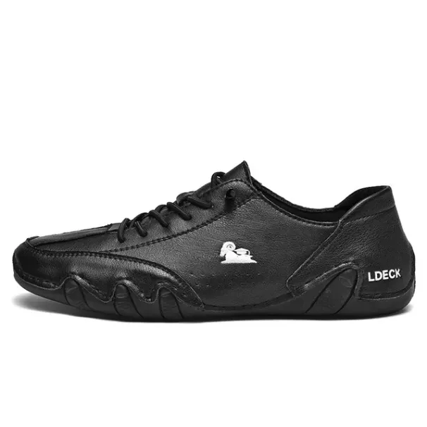 Leather Casual Sneakers For Men Comfortable Summer Walking Designer Loafers Moccasin 2023 New In Luxury Sports Shoes Man_desvips.com