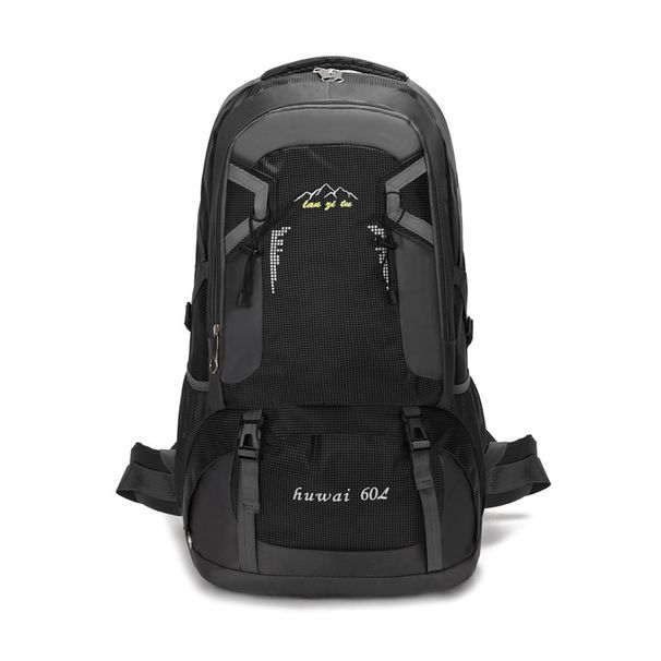 60L Backpack Outdoor Large Capacity Waterproof Rucksack Climbing Pack Zippered Portable Lightweight Bag_desvips.com