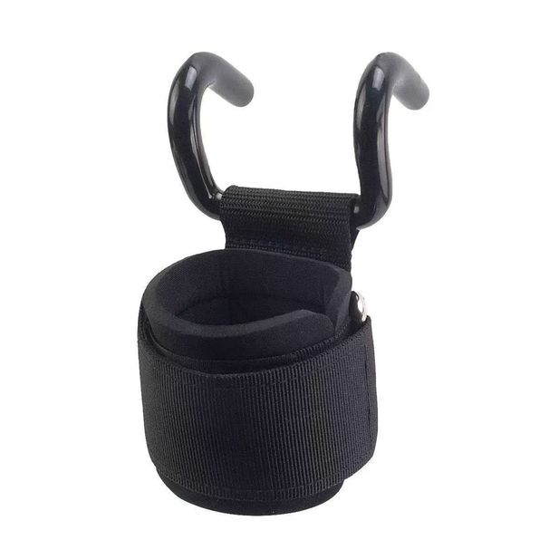 Fitness Deadlift Band Wrist Guard Pull-Up Assist Hook Hanging Horizontal Bar Anti-Dislodgement Force Auxiliary Artifact_desvips.com