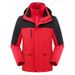 Outdoor Cold-Proof Clothing Unisex Three-in-One Waterproof Warm Workwear Thickened Fleece Jacket Customizable Logo_desvips.com