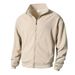 Men's Fashion Zip-Up Hoodie - Slim Fit Stand Collar Long Sleeve Casual Jacket_desvips.com