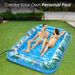 Inflatable Tanning Pool Adult Soaking Water Floating Bed Lawn Water Toy Luminous LED Water Sofa Sunshade Floating Bed_desvips.com